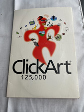 PC CD-Rom Broderbund CLICKART 125,000 Deluxe Image Pak WIN95