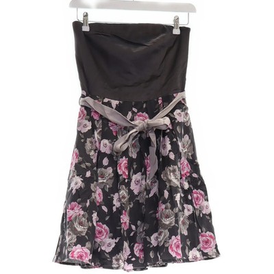 Promod, Kleid, Größe: 40, Schwarz/Mehrfarbig, Baumwolle, Blumen, Damen #Xdc