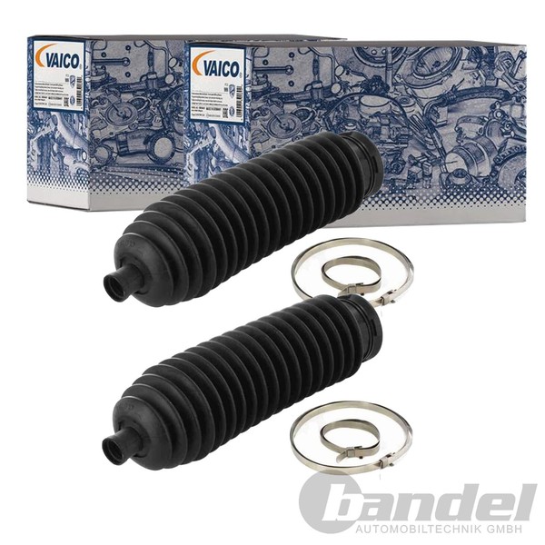 2X Vaico Faltenbalg Lenkmanschette Links+Rechts Passend FüR Volvo C70 S70 V70-image