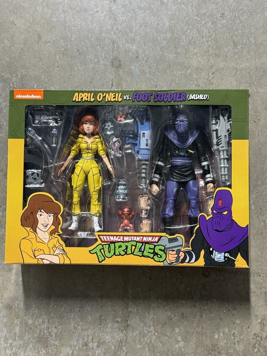 NECA TMNT エリプリル・オニール APRIL O'NEIL • CARTOON VERSION 2 PACK • NECA TEENAGE MUTANT