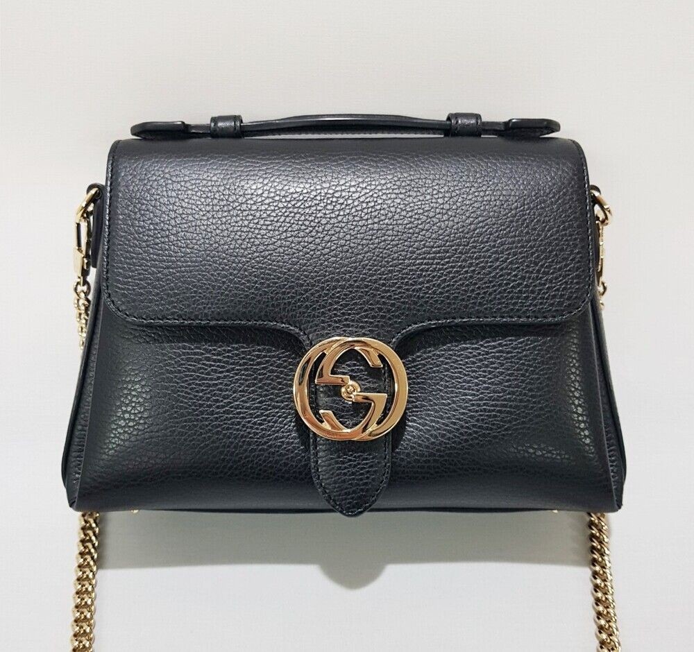 Gucci Interlocking Small Top Handle Chain Shoulde… - image 2