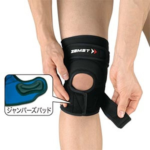 ZAMST Knee Supporter JK-2 Valley Basketball L size for left or right black - Picture 5 of 12