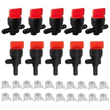 1/4" Inline Fuel Shut Off Valve and 90 Degree Cut Off 5 Angle  5 Straight