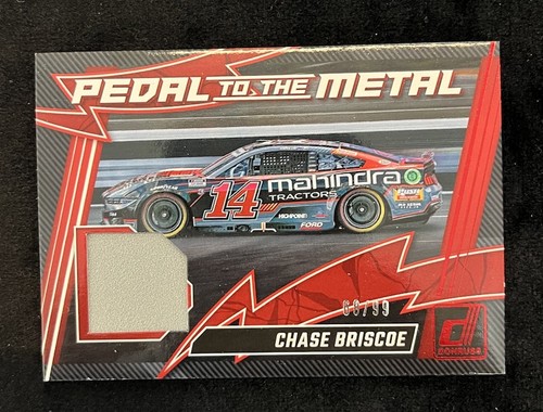 2025 Panini Donruss NASCAR Pedal To The Metal Chase Briscoe Red /99 Race Used