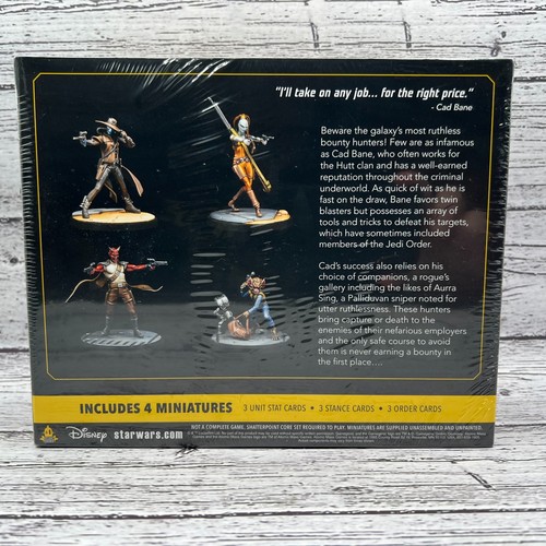 Star Wars Shatterpoint Squad Pack Puñado de Créditos Cad Bane Aurra Sing + 2 Sujetador - Imagen 3 de 6