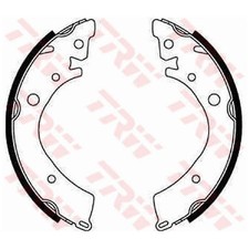 Bremsbackensatz hinten für Honda Accord 1 SJ 2 3 CA Civic 5 EG 6 EJ 7 | 2413559