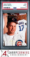 1994 STUDIO #60 MARK GRACE CUBS POP 3 PSA 9