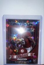 2021 Panini Prizm Draft Picks - Crusade Devonta Smith #165 Red Ice Prizm (RC)