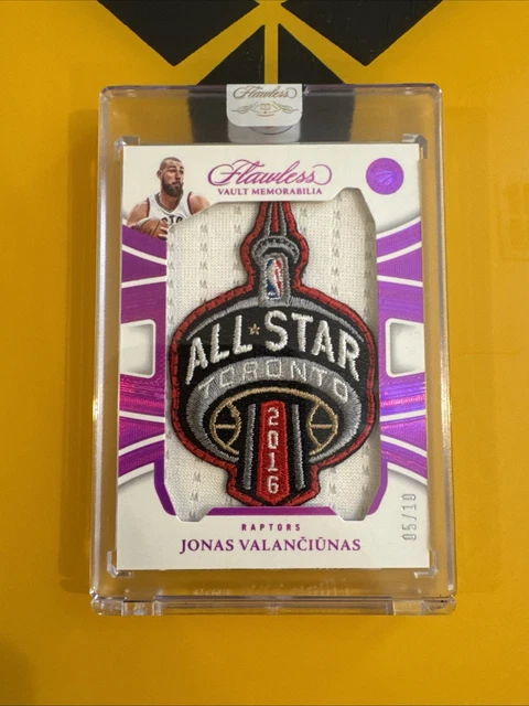 2024-25 Flawless Vault Memorabilia All Star Patch Jonas Valanciunas /10
