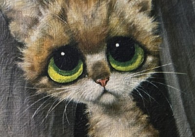 Vintage  Pity Kitty By Gig Litho 60s