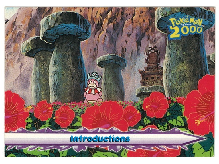 TOPPS POKEMON - # 13 MOVIE 2000 - INTRODUCTIONS - EXMT+ - LOOK !!!