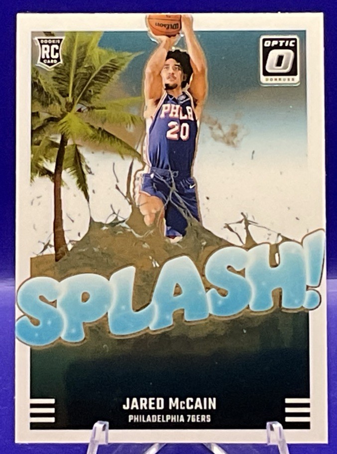 2024-25 Panini Donruss Optic - Jared McCain Splash! #3 (RC) - Philadelphia 76ers