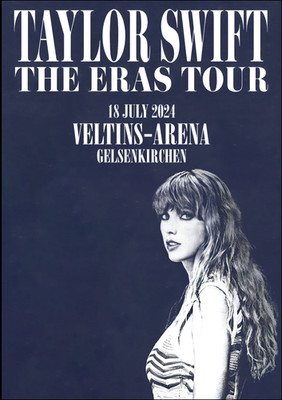 TAYLOR SWIFT Eras Stadium Tour 18 July 2024 Gelsenkirchen Poster DIN A1