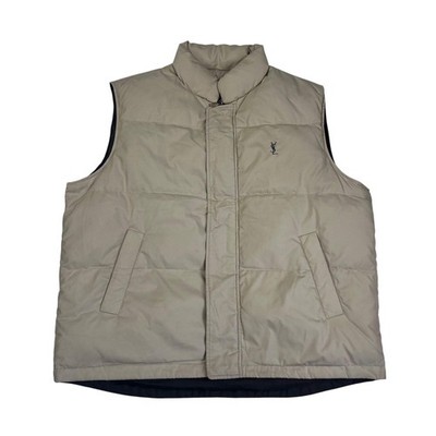 YSL Yves Saint Laurent Gilet Vest Puffer - XL padded down jacket coat outdoor