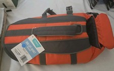 Large Dog Life Jacket, Orange And Grey, Frisco Brand, 15-30lbs  16-20 In Girth