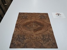 Burr Walnut Veneer - 4 NATURAL WOOD SHEETS - 200mm x 180mm