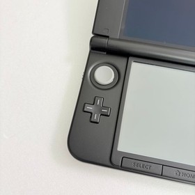Nintendo 3DS XL LL Black Working Tested Japanese Version Console w/ Stylus