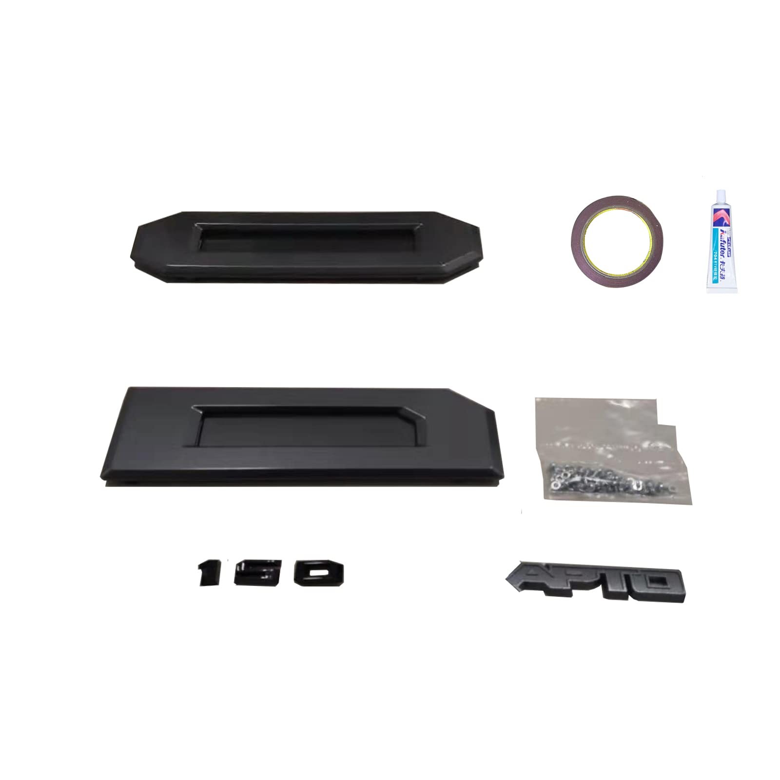 Rapter Style Tailgate Applique Panel Kit Compatible with 2015-2017 F150