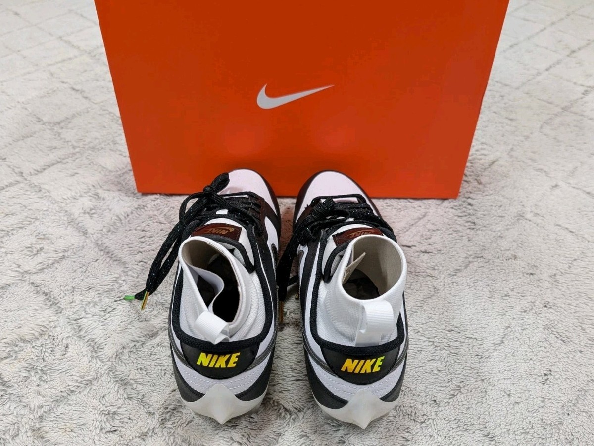 Nike Vapor Edge Dunk Football Cleats Panda Black Mens 11.5 DZ4890-001 New Nike Vapor Edge Dunk Football Cleats Black/White Panda Men main image 2