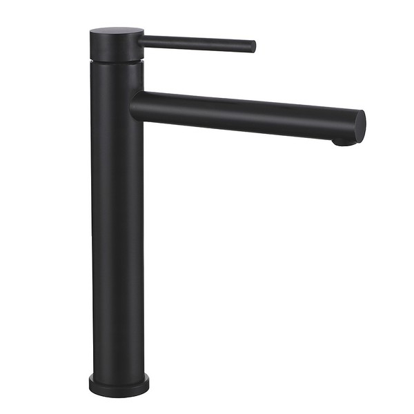 Hoch Badarmatur Waschtisch Wasserhahn Mischbatterie Einhebelmischer Waschbecken-image