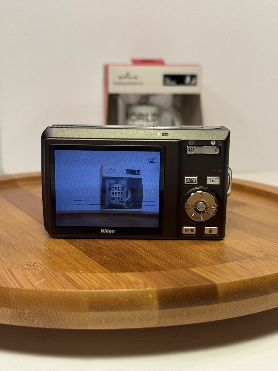 Nikon Digital Camera Coolpix S550 10.0MP Black Tested - Works
