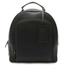 Prada Leather Triangle Logo Backpack