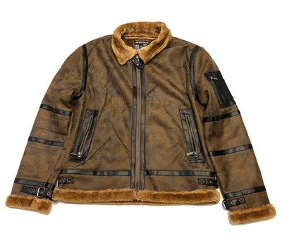 TM Exposure Faux Leather Winter Jacket Style# J6PJ Color: Brown