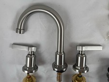 Signature Hardware SHWSCGF807ZBN Greyfield Widespread Bathroom Faucet Brush Nick