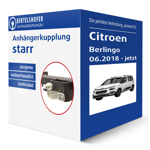 Towcar AnhäNgerkupplung Starr für Citroen Berlingo Typ Er/ Ec/ K9 AHK-image