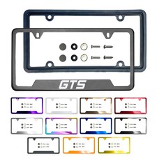 New Laser Etched Customize Stainless Steel License Plate Frame Meta Caps-fit-gts New Laser Etched Customize Stainless Steel License Plate Frame Meta Caps-fit-gts