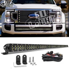 42" LED Light Bar Combo Bumper +Wire Kit For 2017-2022 Ford F250 F350 Super Duty