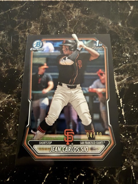 2026 Bowman  Chrome Jean Carlos Sio True Black Refractor 4/10