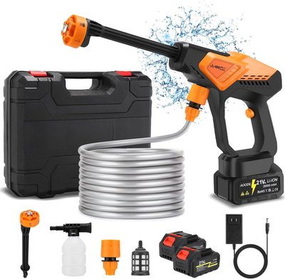 #ad Cordless Pressure Washer Battery Powered 6 in 1 Nozzle Portable Power Washer wi $98.25