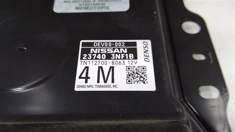 Nissan Leaf Engine ECU ECM 2012-2016 MÓDULO DE COMPUTADORA CAJA CEREBRAL 23740-3NF1B Foto 2 de 4