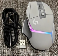 Logitech G502 X Plus LIGHTSPEED Wireless RGB Gaming Mouse White Receiver