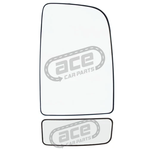 Mercedes Sprinter 2018-> Upper & Lower Wing Mirror Glass Drivers Side Right Hand