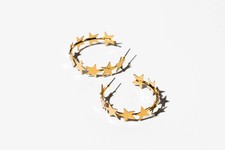 Star Hoop Earring