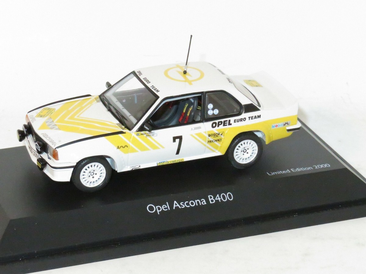 Schuco 1/43 Opel Ascona 400 - Opel Euro Team Kullang - Rallye Suède 1980 - Collection