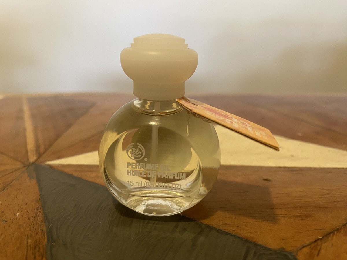 The Body Shop Indian Night Jasmine Perfume Oil RARE DISCONTINUED