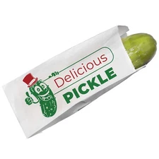 Dill Pickle Bag Retro Food Wrappers for Concessions Stand by Avant Grub