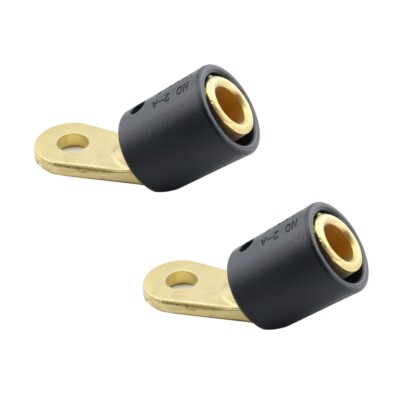 WeldingCity  2-pk Twist-lock Connector Threaded Stud to Tweco 2-AF | US Seller
