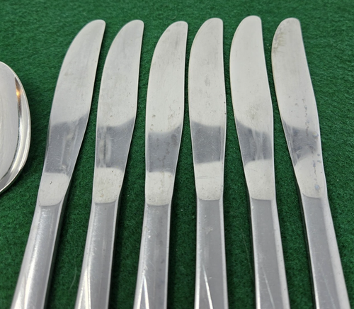 WM Rogers SWEET BRIAR Spoons Knives Flatware Rose Stem Oneida Glossy Mixed Lot - Picture 9 of 17
