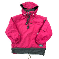 Snow Express Pink Ski Jacket Retro Retro Anorak Womens Large