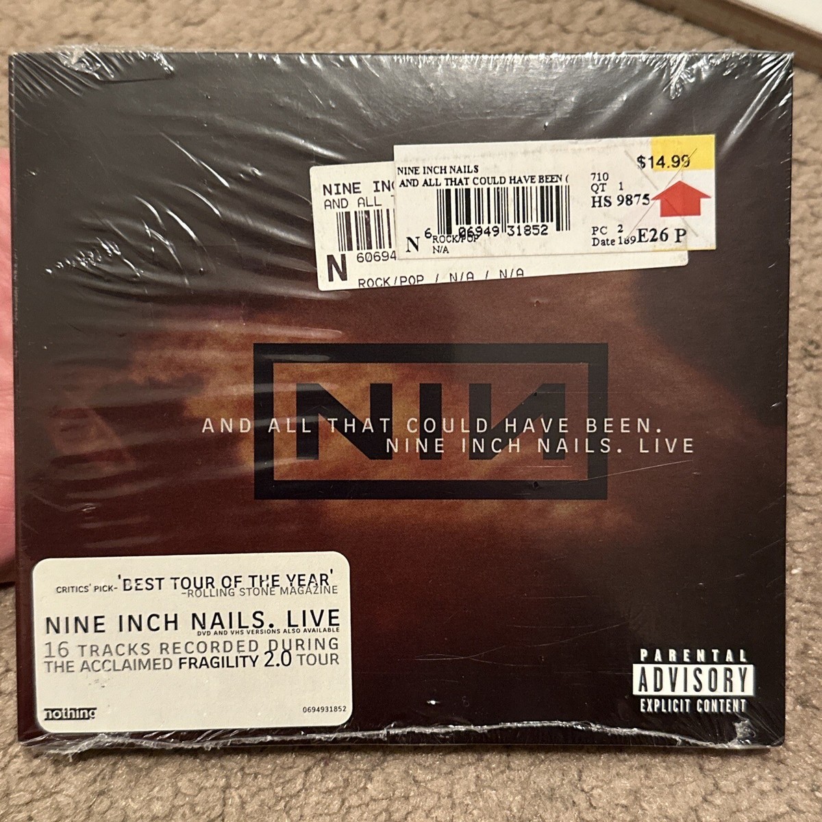 And All That Could Have Been by Nine Inch Nails Live CD 2002