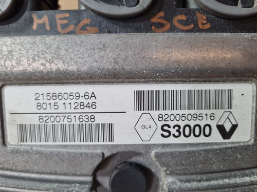 RENAULT MEGANE / SCENIC ENGINE ECU - 8200751638 / 8200509516 21586059-6A - Picture 2 of 6