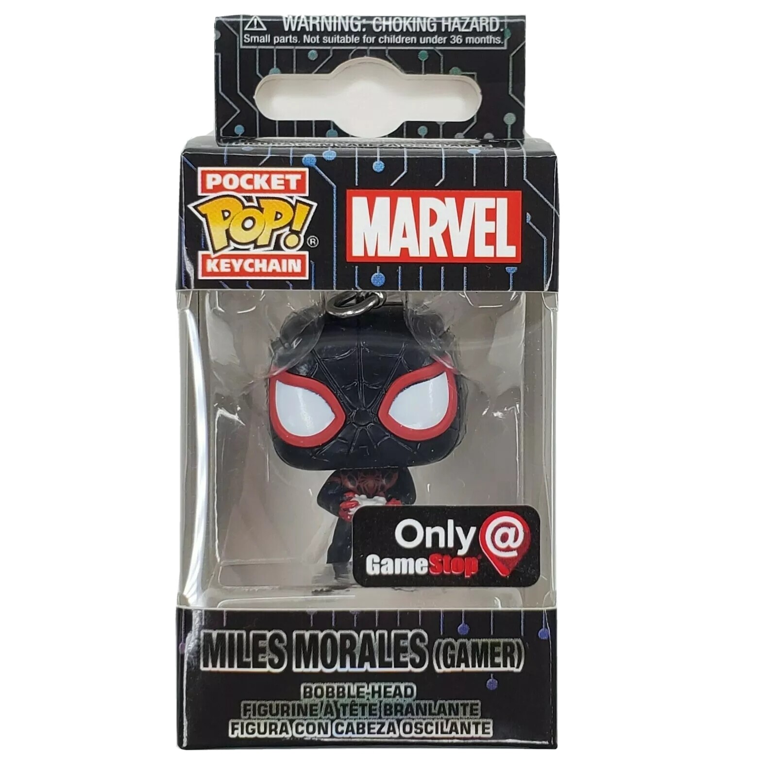 Funko Pocket Pop Marvel Miles Morales Keychain Gamer For Sale Online Ebay