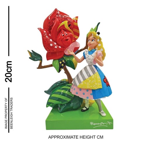 Britto DISNEY ALICE IN WONDERLAND 70th Anniversary Figurine 6008524 Brand New - Picture 6 of 10