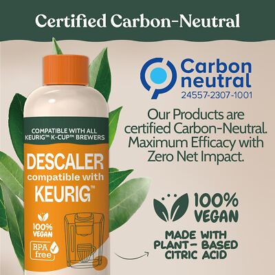Keurig Compatible Descaling Solution & Cleaner. Specially Formulated For Keurig 