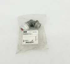 New Hubbell NHC1021 Liquid Tight Connector 1/2" 90 Deg. Aluminum Red