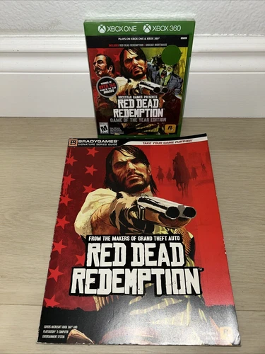 Red Dead Redemption Game of the Year Edition Xbox 360/ONE New W/ Strategy Guide